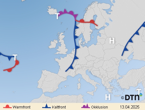 Aktuelle Unwetterwarnungen für Deutschland