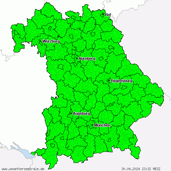 Unwetterzentrale Bayern Nord