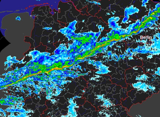 Niederschlagsradarbild