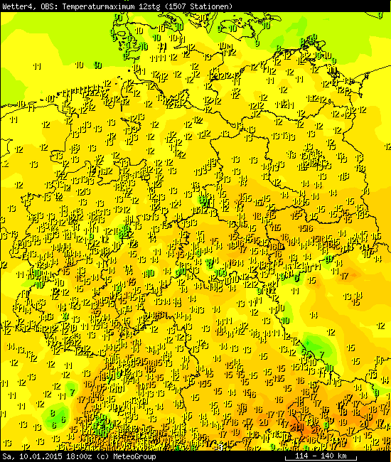 Höchsttemperatur