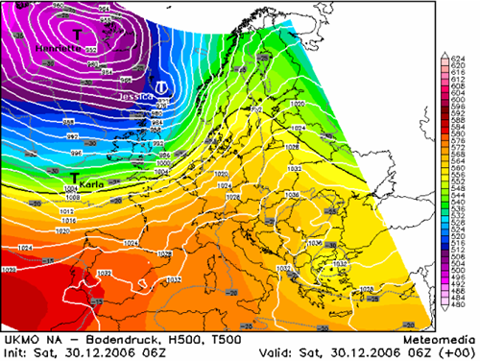 Bodendruckanalyse Samstag, 30.12.2006 - 06 Z