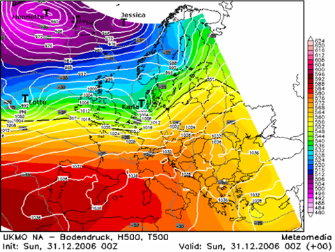Bodendruckanalyse Sonntag, 31.12.2006 - 00 Z