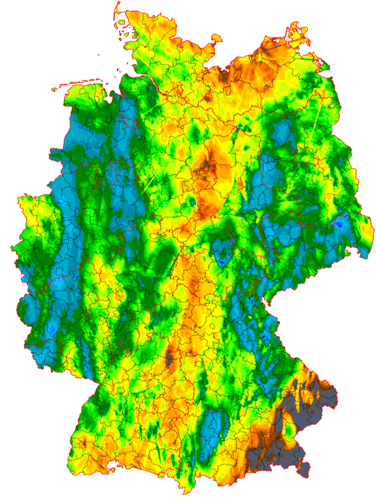 Niederschlagssummen