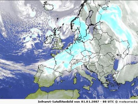 Infrarot-Satellitenbild