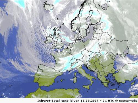 Infrarot-Satellitenbild