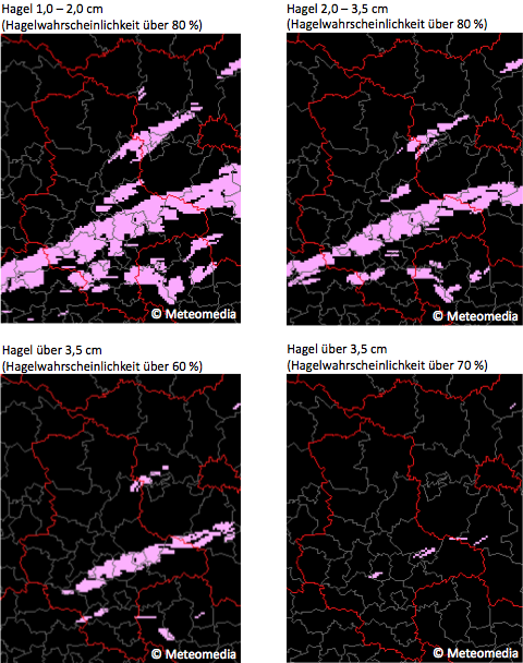 MeteoGroup-Hagelwahrscheinlichkeit