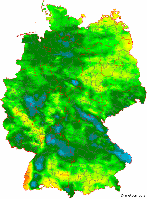 24stündige Niederschlagssummen